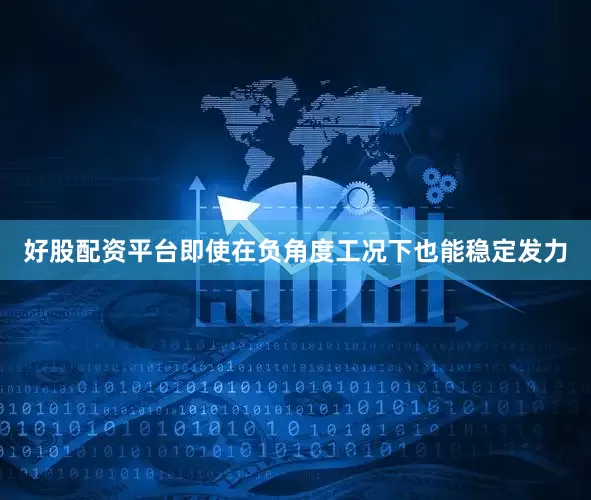好股配资平台即使在负角度工况下也能稳定发力