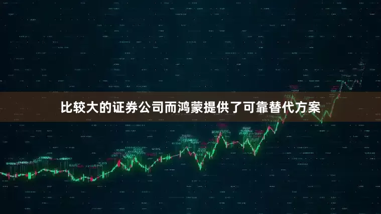 比较大的证券公司而鸿蒙提供了可靠替代方案